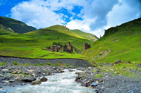 کوه های کوکازیان گرجستان